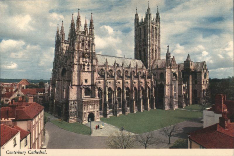 Canterbury Cathedral South West View United Kingdom