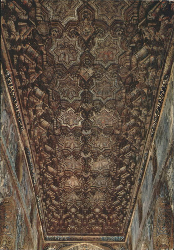 Palatine Chapel XII Century Wooden Stalactite Ceiling Palermo Italy