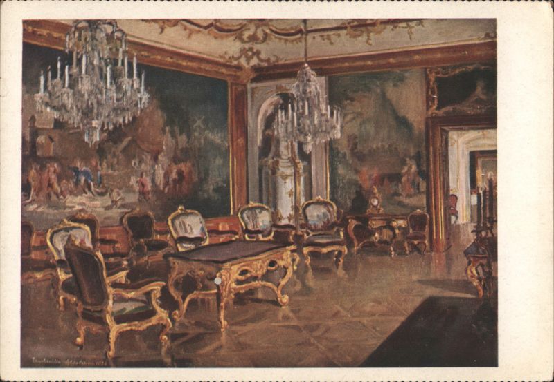Schönbrunn Palace Gobelin Salon, Vienna Austria Ernst Müller