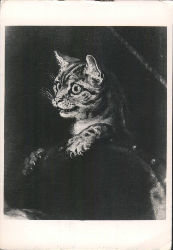 William Hogarth: Cat, Detail from The Graham Children 1742
