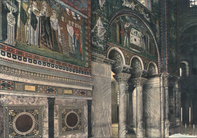 S. Vitale Interior Mosaics, Ravenna, Italy