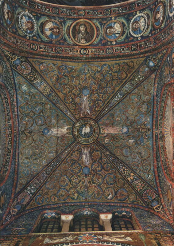 Ravenna S. Vitale Basilica, 6th Century Mosaic Cupola Italy