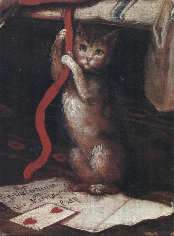 Cat with Red Ribbon, 'Epithalamium on The Marriage of Cat'
