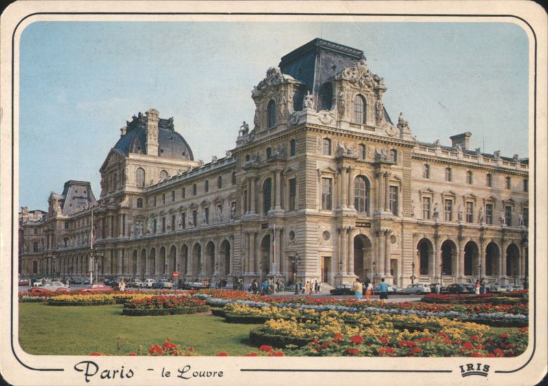 Louvre Museum Palace, Gardens, Paris, France