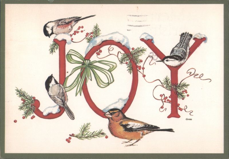 JOY Winter Birds: Chickadees, Grosbeak, Nuthatch Barbara Goss