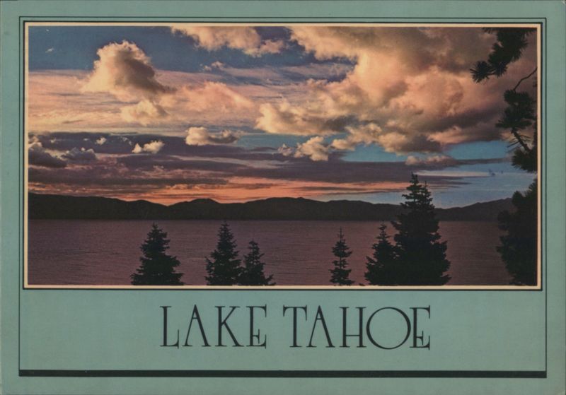 Lake Tahoe Sunset, California Nevada Ross Hall