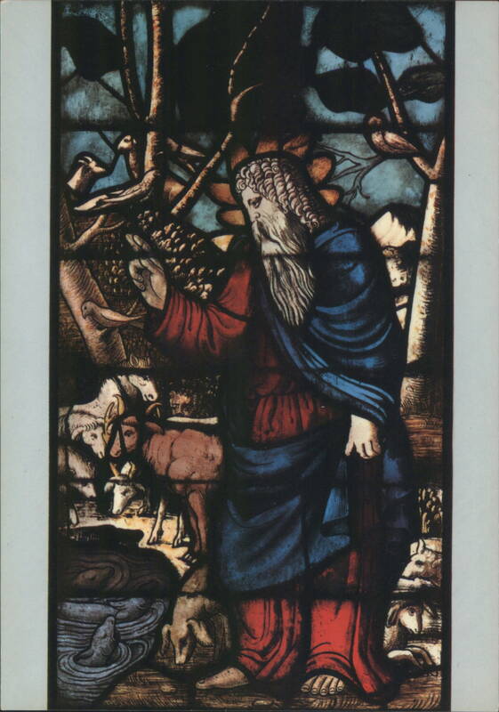 Creation of Animals Stained Glass, Nicolò de Varellio