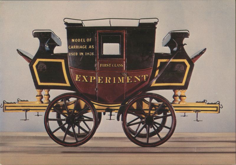 Model of Experiment First Class Horse-Drawn Carriage 1826