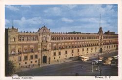 Palacio Nacional, Mexico City Postcard