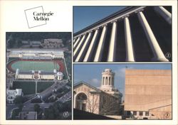 Carnegie Mellon University Campus Views Pittsburgh PA Postcard