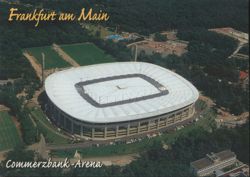 Frankfurt am Main Commerzbank-Arena Aerial View Postcard