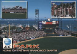 AT&T Park, Home of the San Francisco Giants Postcard