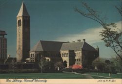 Uris Library, McGraw Tower, Cornell University Postcard