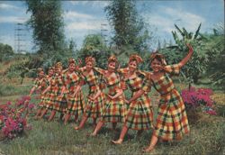ITIK-ITIK Dance, Barangay Folk Dance Troupe, Philippines Postcard