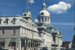 Kingston City Hall & Prince Georges Hotel Postcard