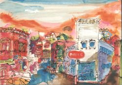Up Brewery Gulch, O.K. Street to Copper Queen Postcard
