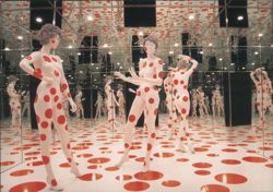 Yayoi Kusama Repetitive Vision Art Installation Postcard