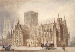 Worcester Cathedral, England Postcard