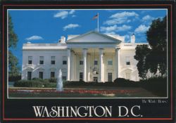 The White House North View, Washington D.C. Postcard