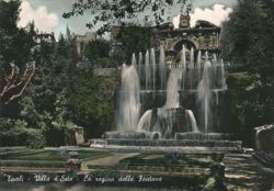 Tivoli Villa d'Este, The Queen of the Fountains Postcard