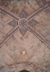 Peterborough Cathedral Mosaic Ceiling & Epiphany Star Postcard