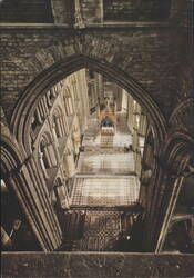 Peterborough Cathedral Presbytery and High Altar Postcard