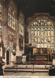 Interior Holy Trinity Church, Stratford-upon-Avon Postcard