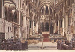 The Quire, Canterbury Cathedral Postcard
