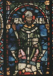 Canterbury Cathedral: The Becket Window Stained Glass Postcard