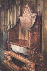 Westminster Abbey, The Coronation Chair Postcard