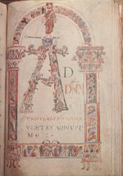 Salisbury Psalter, Psalm 120 Illuminated Manuscript Postcard