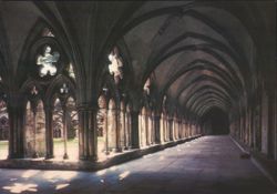 Salisbury Cathedral, The Cloisters Walk Postcard