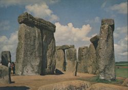 Stonehenge, Interior of Circle, looking north Postcard
