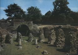 St. Augustine's Abbey Crypt Postcard