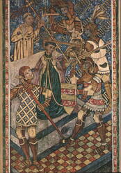Canterbury Cathedral: Murder of Becket Panel Postcard