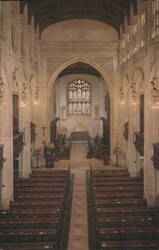 Interior of Great St. Mary's Church, Cambridge Postcard