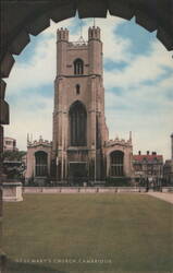 Gt. St. Mary's Church, Cambridge Postcard
