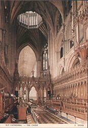 Ely Cathedral - The Choir Postcard