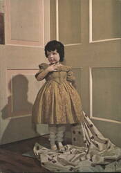 Museum of Costume, Bath: Little Girl's Woollen Dress Postcard