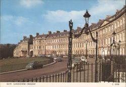 Bath Lansdowne Crescent, England Postcard