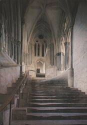 Wells Cathedral, The Stairs to the Chapter House Postcard
