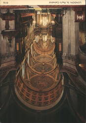 St. Paul's Cathedral Interior, London Postcard