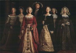 Henry VIII & Six Wives, Madame Tussaud's London Postcard