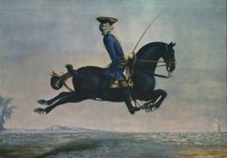 Spanish Riding School, Haute Ecole by Baron Reis d'Eisenberg Postcard