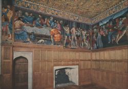 Hampton Court Palace, The Wolsey Closet Murals Postcard