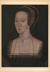 Queen Anne Boleyn, 1507-1536 Portrait Postcard