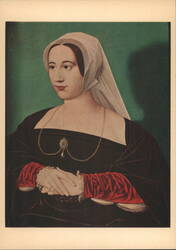 Queen Catherine Parr Portrait by Ambrosius Benson Postcard