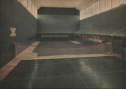 Hampton Court Palace Tudor Tennis Court Interior Postcard