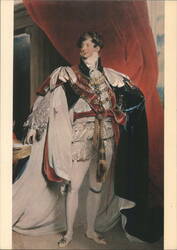 King George IV Coronation Robes Sir Thomas Lawrence Postcard Postcard