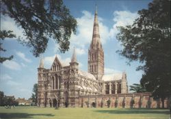 Salisbury Cathedral from the South West Postcard